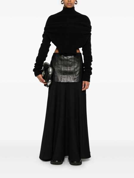 Pulovere Rick Owens Rick Owens Headon Lupetto Sweater Black Femei (BM 17243692) 2