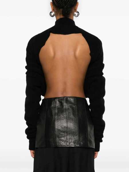 Pulovere Rick Owens Rick Owens Headon Lupetto Sweater Black Femei (BM 17243692) 4