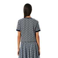 Imbracaminte Lacoste Dama - Tricouri Lacoste Lacoste T-Shirt BLUE Femei (BM 17244457) - B-mall.ro
