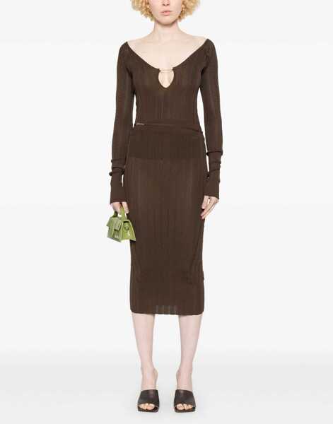 Bluze JACQUEMUS The Top Praluce BROWN Femei (BM 17245775) 2