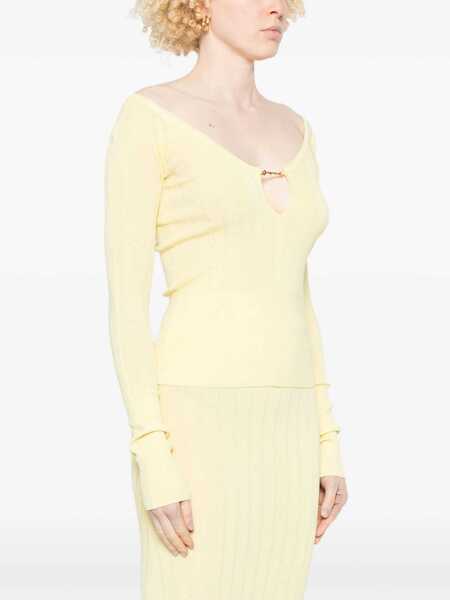 Bluze JACQUEMUS The Top Praluce YELLOW Femei (BM 17245811) 3