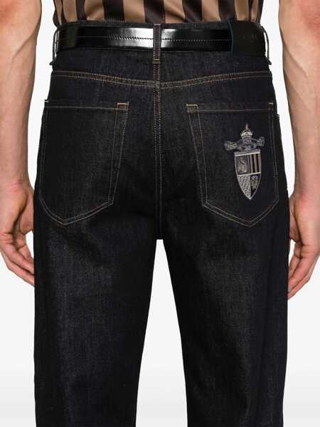 Blugi Fendi Fendi Crest Jeans BLUE Barbati (BM 17246021) 5