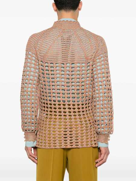 Pulovere casual Valentino Garavani Perforated Knit Shirt MULTICOLOR Barbati (BM 17246042) 4