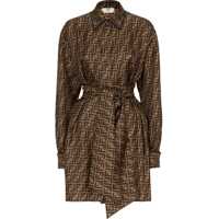Rochii FF pattern shirt Dress Femei