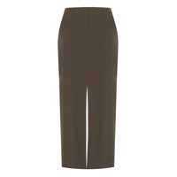 Fuste HARRIS WHARF LONDON EBONY GREY MIDI SKIRT Femei