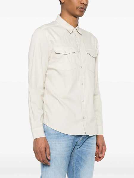 Camasi casual Dondup SHIRT Beige Barbati (BM 17246572) 3