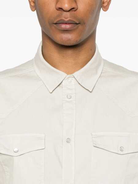 Camasi casual Dondup SHIRT Beige Barbati (BM 17246572) 5