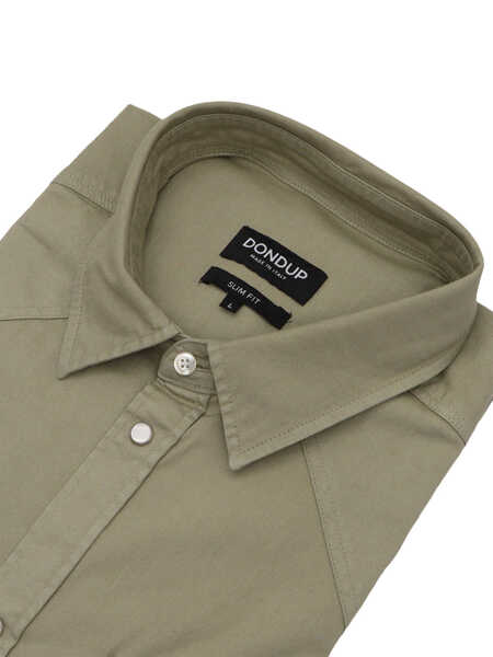 Camasi casual Dondup SHIRT Green Barbati (BM 17246575) 2