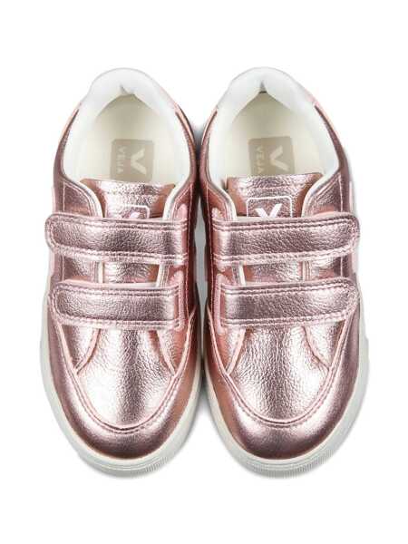 Sneakers VEJA SMALL V-12 LEATH NACRELASSI SNEAKERS Pink Fete (BM 17246596) 4