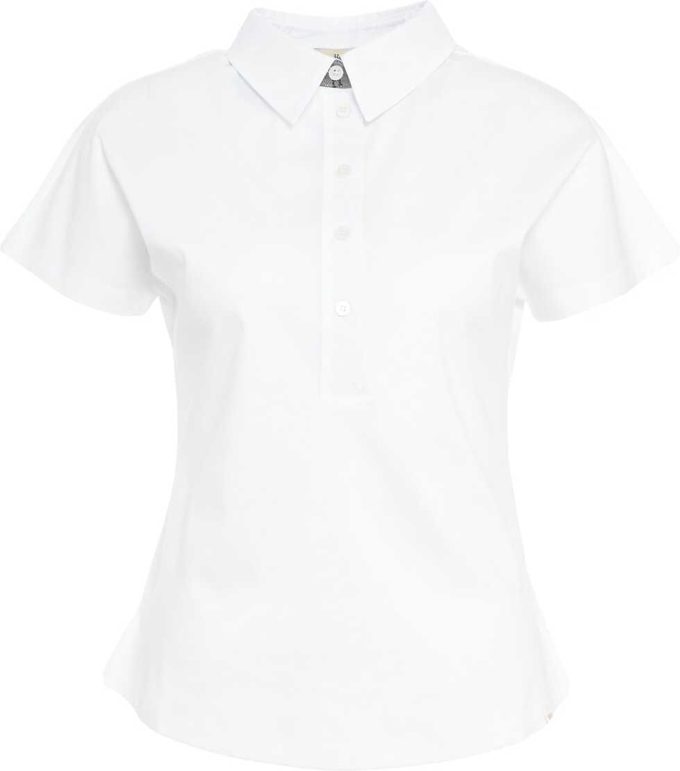 Tricouri Polo Herno Polo shirt with logo details White Femei (BM 17246723) 1