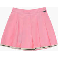 Fuste Solid Color Flared Skirt Fete