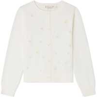 Cardigane Embroidered Francille Crew-Neck Cardigan With Rhinestones Barbati