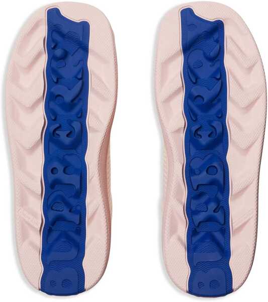 Sneakers Burberry Rib Designed Low-Top Sneakers With Maxi Laces Pink Femei (BM 17247182) 5