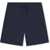Kenzo Stretch Cotton Shorts With Elastic Waistband Blue