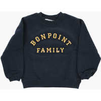 Bluze de trening Brushed Cotton Tonno Crew-Neck Sweatshirt With Embossed Logo Baieti