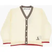 Cardigane Lightweight Cotton Teotim Cardigan With Contrasting Edges Barbati