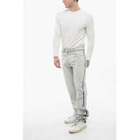 Blugi Maison Margiela pentru Barbati - Blugi slim fit Maison Margiela Mm1 Cotton Slim Fit Denims With Contrasting Details 17Cm Light Blue Barbati (BM 17247362) - B-mall.ro