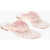 Burberry Tartan Fabric Thong Sandals Pink