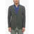 CORNELIANI Cc Collection Linen-Blended Right Blazer Green
