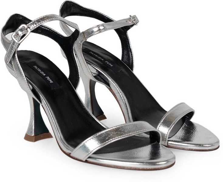 Papuci Patrizia Pepe 8X0057/L031 Srebrny Femei (BM 17247467) 2