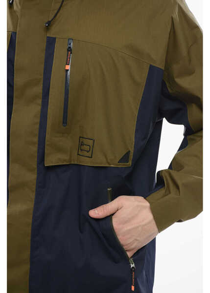 Jachete Woolrich Double Tone Windbreaker With Utility Pockets Green Barbati (BM 17247656) 3