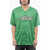 Off-White Embroidered Baseball Mesh T-Shirt Green