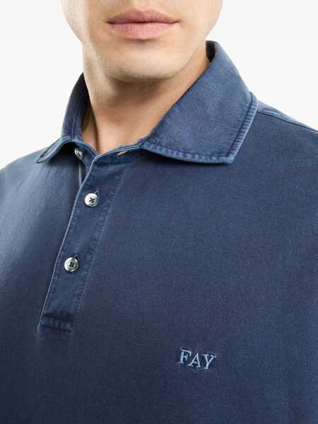 Tricouri Polo Fay Jersey Polo. BLUE Barbati (BM 17247809) 5