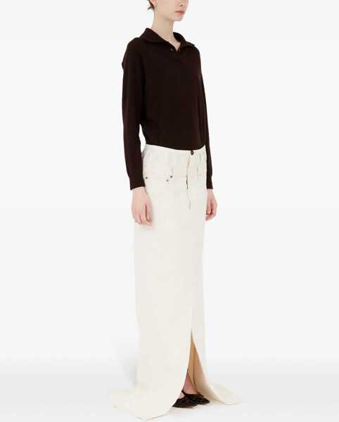 Fuste casual Maison Margiela Anonymity Of The Lining Skirt BEIGE Femei (BM 17247851) 3