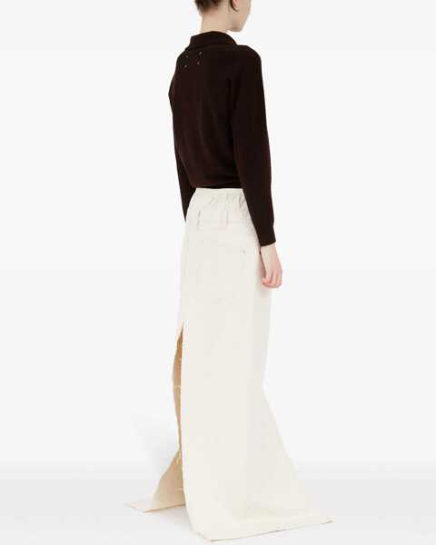 Fuste casual Maison Margiela Anonymity Of The Lining Skirt BEIGE Femei (BM 17247851) 4