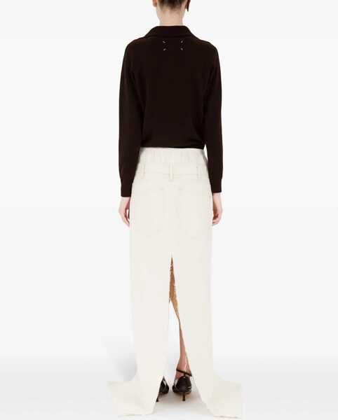 Fuste casual Maison Margiela Anonymity Of The Lining Skirt BEIGE Femei (BM 17247851) 5