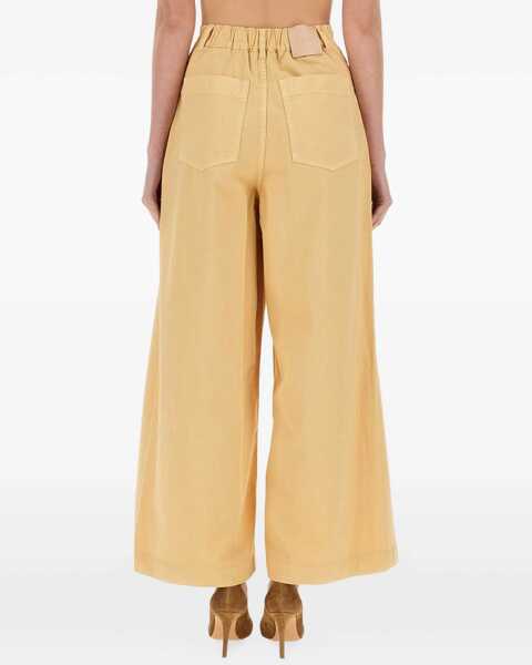 Pantaloni casual ALYSI Superflare Sporty Pants YELLOW Femei (BM 17247854) 4