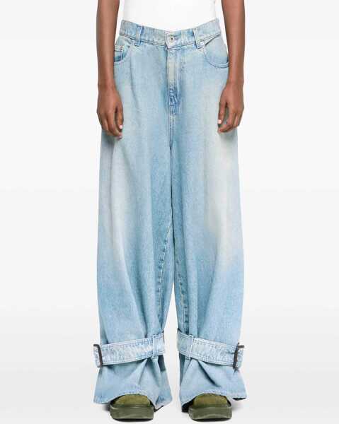 Blugi skinny JW Anderson Jeans With Buckle DENIM Femei (BM 17247863) 3