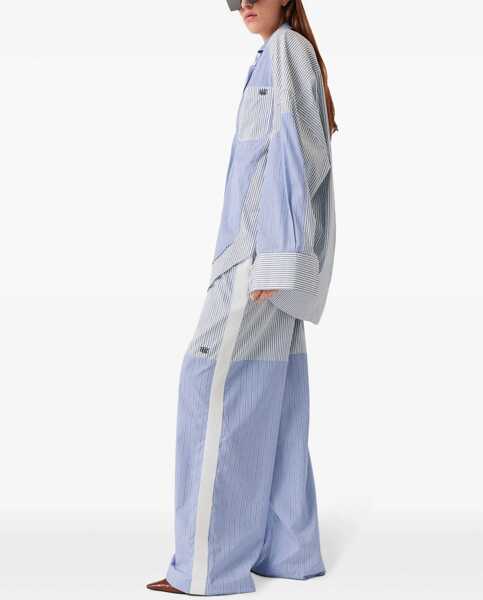 Bluze Stella McCartney Mixed Stripe Shirt BABY BLUE Femei (BM 17247911) 2