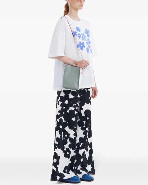 Tricouri Marni Boxy T-Shirt With Print WHITE Femei (BM 17247983) 2