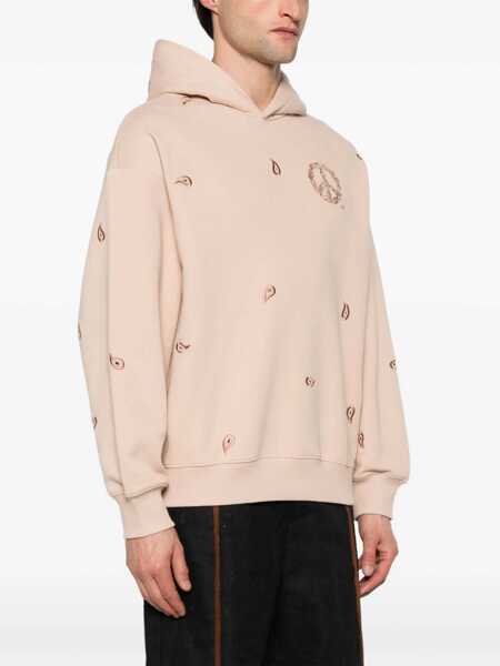 Bluze de trening Emporio Armani Embroidered Sweatshirt BEIGE Barbati (BM 17247992) 3