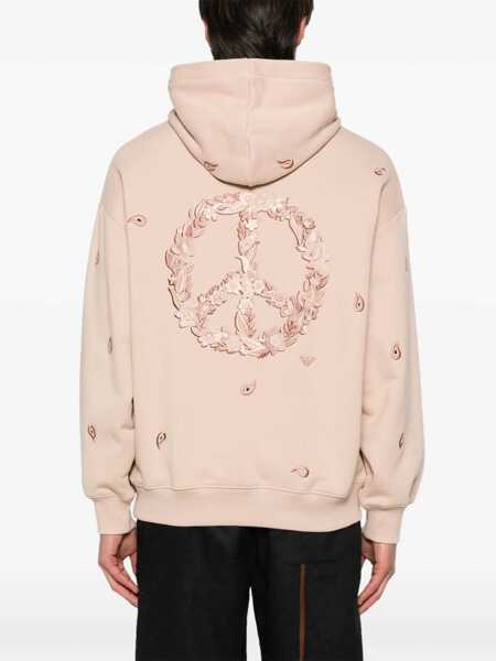 Bluze de trening Emporio Armani Embroidered Sweatshirt BEIGE Barbati (BM 17247992) 4