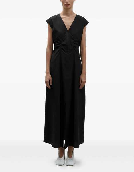 Rochii casual ALYSI Long Poplin Dress BLACK Femei (BM 17248046) 2