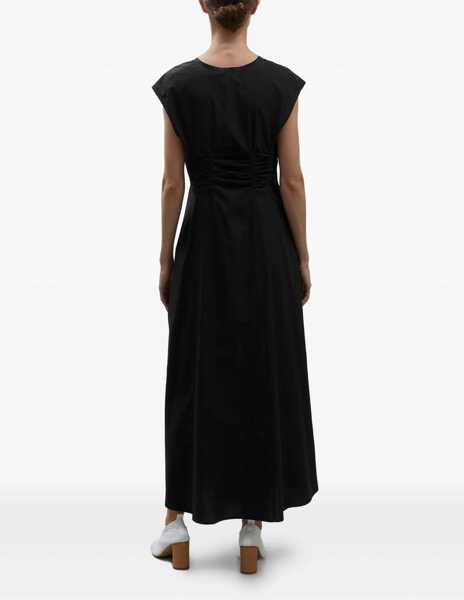 Rochii casual ALYSI Long Poplin Dress BLACK Femei (BM 17248046) 3