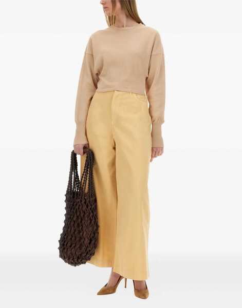 Pulovere casual ALYSI Cropped Shirt NUDE Femei (BM 17248049) 2