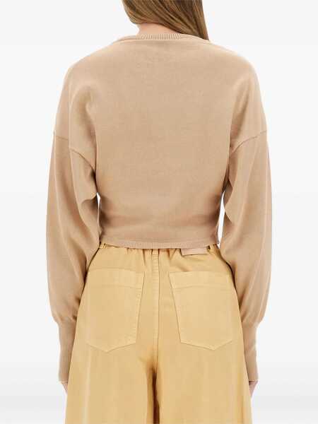 Pulovere casual ALYSI Cropped Shirt NUDE Femei (BM 17248049) 3