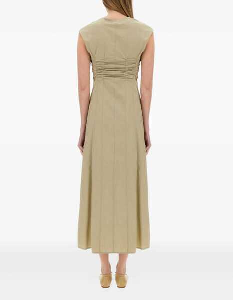 Rochii casual ALYSI Long Poplin Dress GREEN Femei (BM 17248052) 3