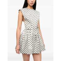 Rochii casual Ganni Dama - Rochii casual Ganni Mini Dress With Corset Polka-Dot IVORY Femei (BM 17248055) - B-mall.ro