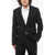 Alexander McQueen Wool Braces Blazer With Flap Pockets Black