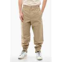 Pantaloni casual 4-Pocketed Cotton Pants With Elastic Cuffs Barbati
