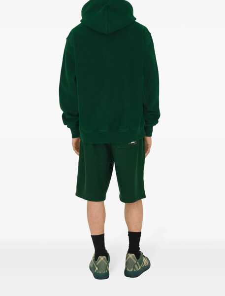 Pantaloni scurti Burberry Cotton Shorts With Edk Patch Green Barbati (BM 17248388) 4
