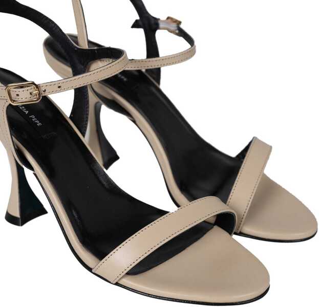 Papuci Patrizia Pepe 8X0057/L011 Beowy Femei (BM 17248436) 4