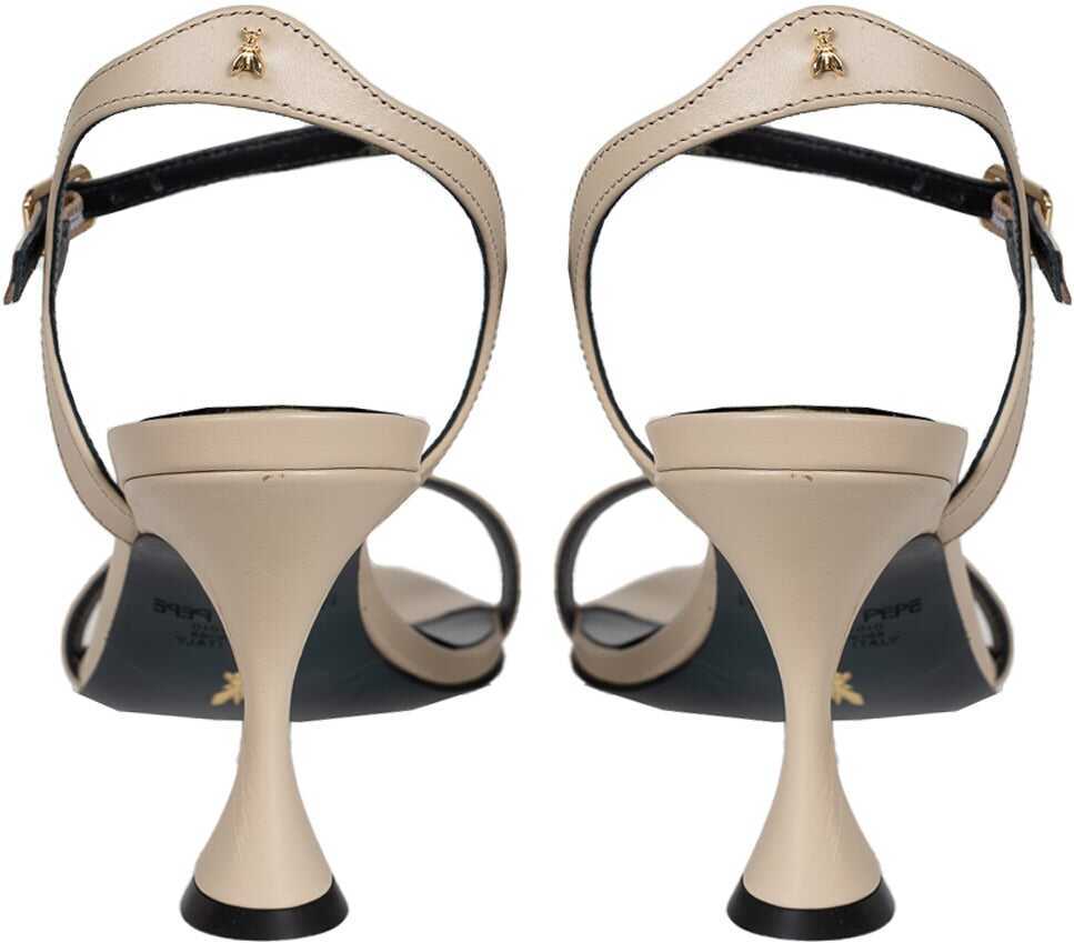 Papuci Patrizia Pepe 8X0057/L011 Beowy Femei (BM 17248436) 5