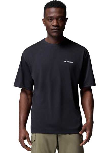 Tricouri Columbia Cedar Trail Back Graphic Tee Black Barbati (BM 17248451) 1