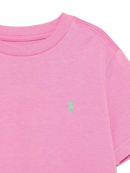 Tricouri Ralph Lauren SS CN-TOPS-T-SHIRT Pink Baieti (BM 17248657) 3