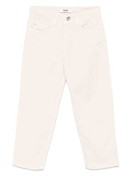 Blugi drepti MSGM DENIM PANTS BOY Beige Baieti (BM 17248822) 1